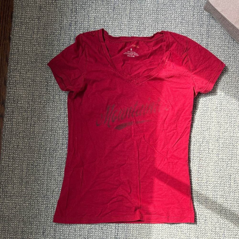 Marmot Women's Short Sleeve Red Tee